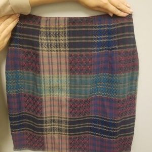 Kerri & Kelsey Multi-Colored Knit Pencil Skirt